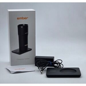 Ember Charging Coaster Smart Mug Charger‎ Base Black CT15-BBA74100616 Tested